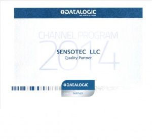 Сертификат официального партнера по продукции Datalogic