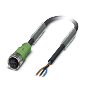 CCS QL, удлинительный кабель, 24 В, 3 м, M12 к тонким проволочным выводам
