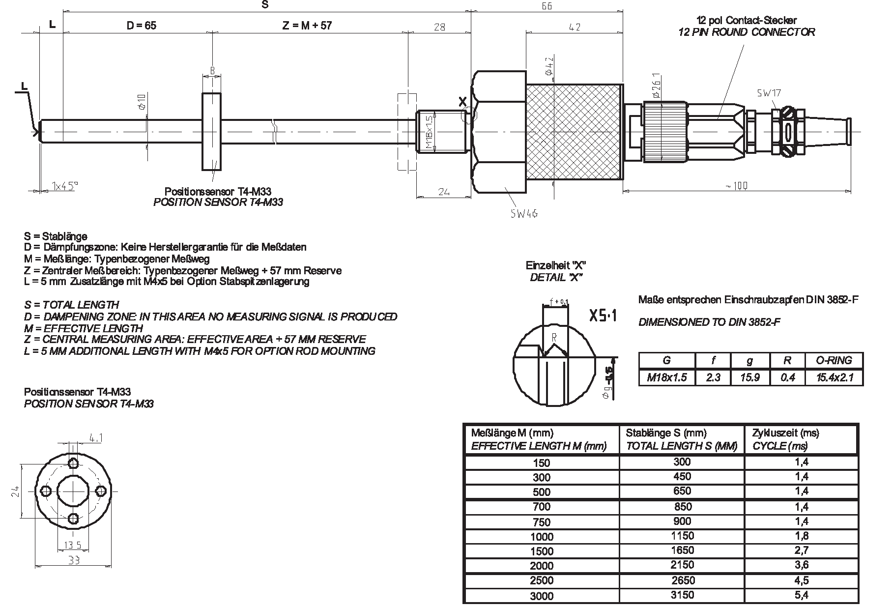 Linear-Transducer LA41K - SSI