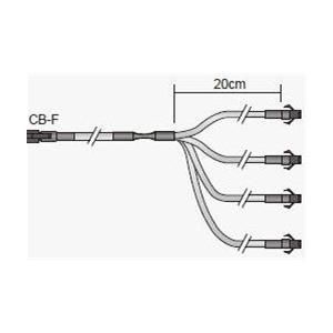 Удлинительный кабель CCS, 12 В, 4 ответвления, 2 м, SM, 2-штырьковый