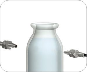 Детектирование жидкости в прозрачной бутылке