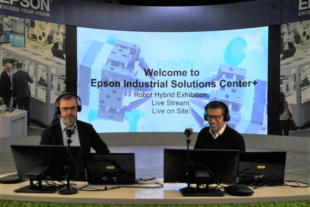 Виртуальный стенд Epson на выставке: Epson Robotic Solutions  ISC+ / Hybrid Fair 